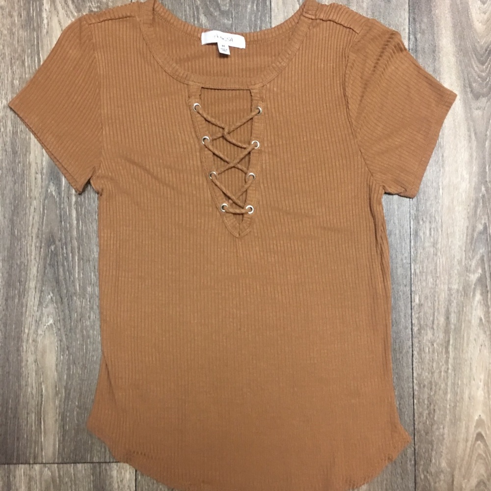 Lace up top - Picture 2 of 2